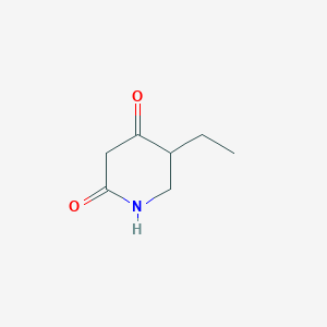 Chemical structure of 5-Ethylpiperidine-2,4-dione