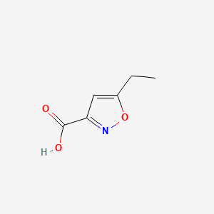 Chemical structure of 5-Ethylisoxazole-3-carboxylic acid