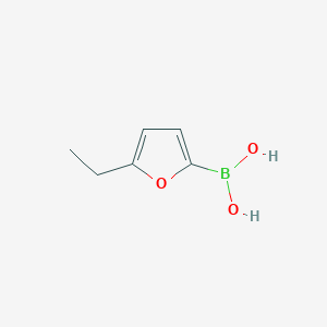 Chemical structure of 5-Ethylfuran-2-boronic acid