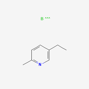 Chemical structure of 5-Ethyl-2-methylpyridine borane complex