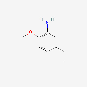 Chemical structure of 5-Ethyl-2-methoxyaniline