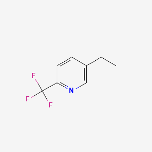 Chemical structure of 5-Ethyl-2-(trifluoromethyl)pyridine