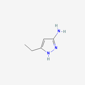 Chemical structure of 5-ethyl-1H-pyrazol-3-amine
