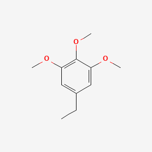 Chemical structure of 5-ethyl-1,2,3-trimethoxybenzene