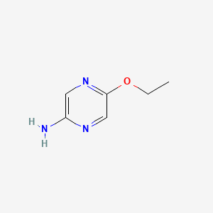 Chemical structure of 5-ethoxypyrazin-2-amine