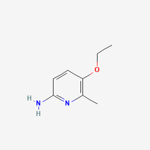 Chemical structure of 5-Ethoxy-6-methylpyridin-2-amine