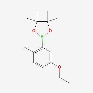 Chemical structure of 5-Ethoxy-2-fluorophenylboronic acid pinacol ester