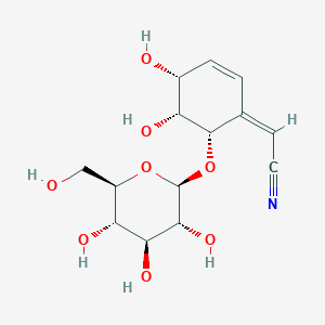 Chemical structure of 5-Epilithospermoside