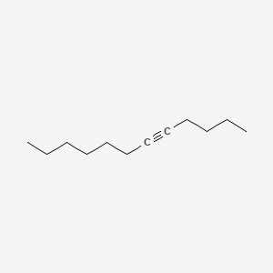 Chemical structure of 5-Dodecyne