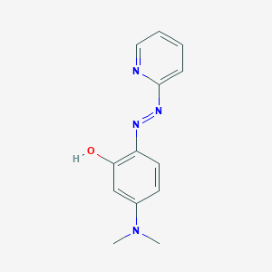 Chemical structure of 5-Dimethylamino-2-(2-pyridylazo)phenol