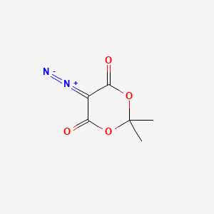 Chemical structure of 5-Diazo-2,2-dimethyl-1,3-dioxane-4,6-dione