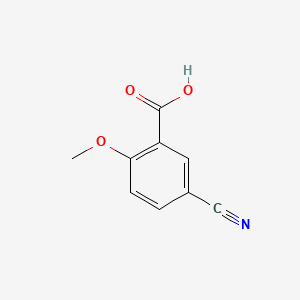 Chemical structure of 5-Cyano-2-methoxybenzoic acid