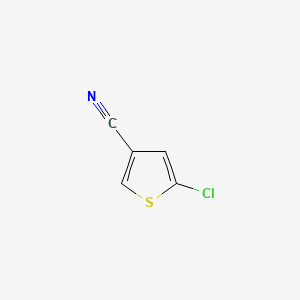 Chemical structure of 5-Chlorothiophene-3-carbonitrile