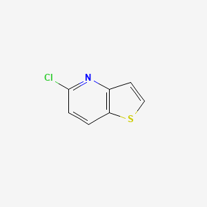 Chemical structure of 5-Chlorothieno[3,2-b]pyridine