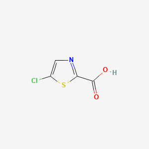 Chemical structure of 5-Chlorothiazole-2-carboxylic acid