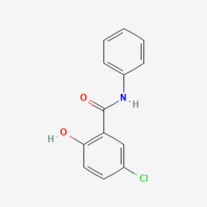 Chemical structure of 5-Chlorosalicylanilide