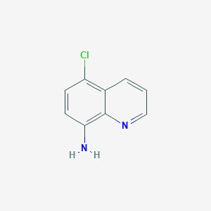 Chemical structure of 5-Chloroquinolin-8-amine