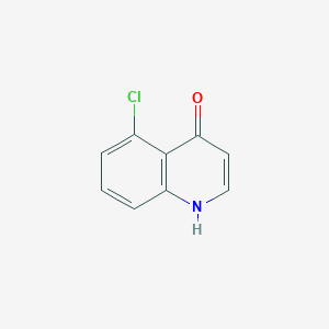 Chemical structure of 5-Chloroquinolin-4-ol