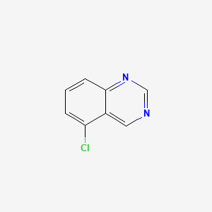 Chemical structure of 5-Chloroquinazoline