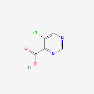Chemical structure of 5-Chloropyrimidine-4-carboxylic acid