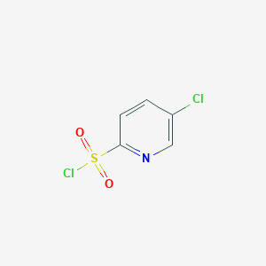 Chemical structure of 5-Chloropyridine-2-sulfonyl chloride