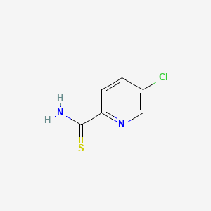 Chemical structure of 5-Chloropyridine-2-carbothioamide