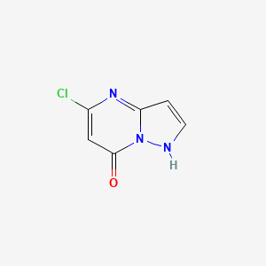 Chemical structure of 5-Chloropyrazolo[1,5-a]pyrimidin-7(1H)-one