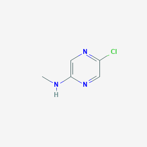 Chemical structure of 5-Chloro-N-methylpyrazin-2-amine