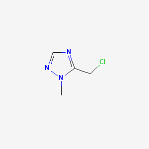 Chemical structure of 5-CHLOROMETHYL-1-METHYL-1H-[1,2,4]TRIAZOLE