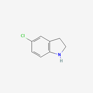 Chemical structure of 5-Chloroindoline