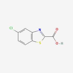 Chemical structure of 5-Chlorobenzo[d]thiazole-2-carboxylic acid