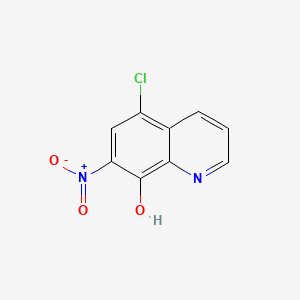 Chemical structure of 5-Chloro-7-nitroquinolin-8-ol