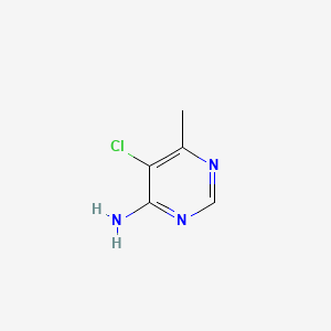 Chemical structure of 5-Chloro-6-methylpyrimidin-4-amine