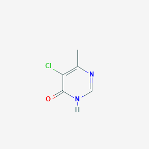 Chemical structure of 5-Chloro-6-methylpyrimidin-4(3H)-one
