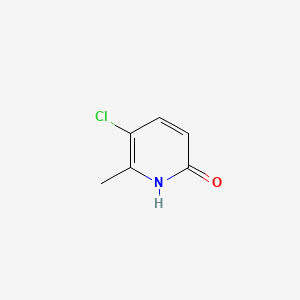 Chemical structure of 5-Chloro-6-methylpyridin-2-ol