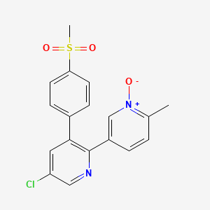 Chemical structure of Etoricoxib-N1'-oxide