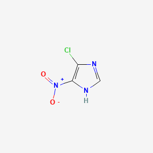 Chemical structure of 5-Chloro-4-nitro-1H-imidazole
