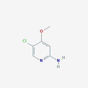 Chemical structure of 5-Chloro-4-methoxypyridin-2-amine