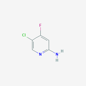 Chemical structure of 5-Chloro-4-fluoropyridin-2-amine
