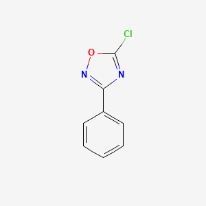 Chemical structure of 5-Chloro-3-phenyl-1,2,4-oxadiazole