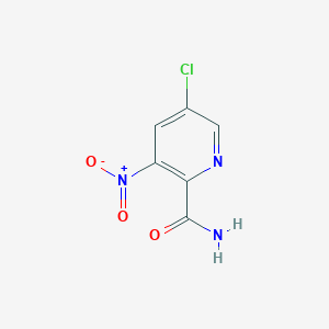 Chemical structure of 5-Chloro-3-nitropicolinamide