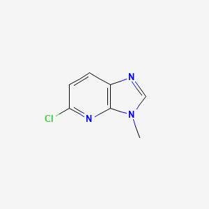 Chemical structure of 5-Chloro-3-methyl-3H-imidazo[4,5-b]pyridine