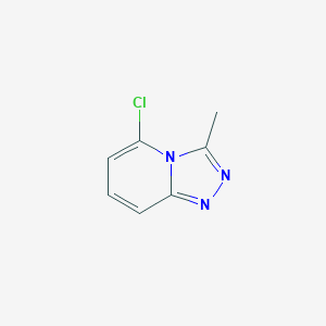 Chemical structure of 5-Chloro-3-methyl-[1,2,4]triazolo[4,3-a]pyridine