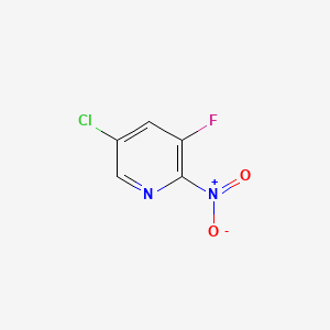 Chemical structure of 5-Chloro-3-fluoro-2-nitropyridine