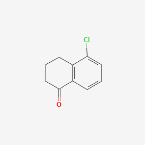 Chemical structure of 5-Chloro-3,4-dihydronaphthalen-1(2H)-one