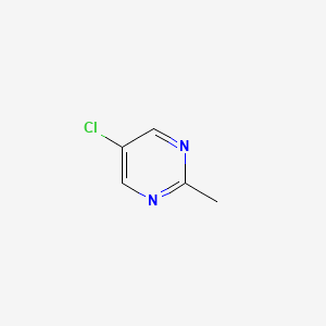 Chemical structure of 5-Chloro-2-methylpyrimidine