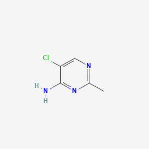 Chemical structure of 5-Chloro-2-methylpyrimidin-4-amine
