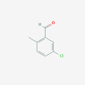 Chemical structure of 5-Chloro-2-methylbenzaldehyde