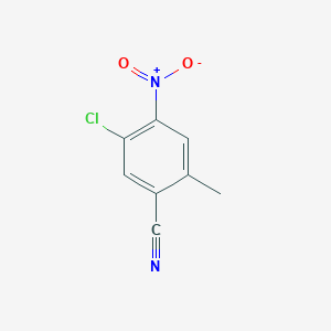 Chemical structure of 5-Chloro-2-methyl-4-nitrobenzonitrile