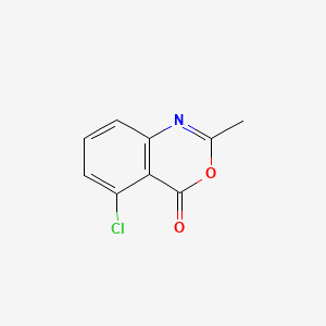 Chemical structure of 5-Chloro-2-methyl-4H-3,1-benzoxazin-4-one